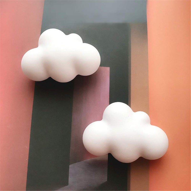 HiParty 3Pcs/Set 3D Cloud Shape Chocolate Silicone Mold Mousse Fondant Ice Cube Mould Pudding Candy Soap Candle Crystal Epoxy Resin Molds Baking Cake Decoration Tool - Image 4